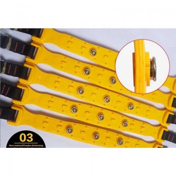 Winter 5Pcs Wheel Chain Auto Car Snow Security Tire Emergency Thickening Anti-skid Chains Universal Snow Chains for cars