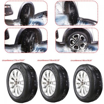 Hot sale 4PCS Magic Chain Black Butterfly Anti-skid Chain Emergency Snow Chains Two Piece for One Tire Car Styling