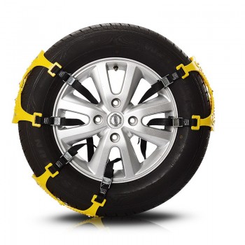 Car Styling TPU Snow Chains Universal Double Buckles Car Winter Roadway Safety Tire Chains Snow Climbing Mud Ground Anti Slip