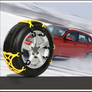 3pcs/lot Universal thickening snow chains mud tires zinciri automobile car anti-skid safety chains double snap skid wheel chains