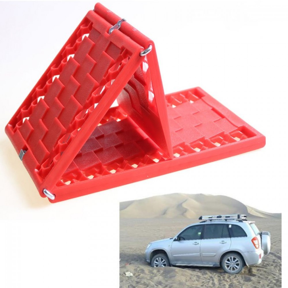 CHIZIYO 2pcs Automobile Escaper Car Foldable Anti-skid Plat Mud Snow Chains For Wheels Tires Roadway Safety Accessories