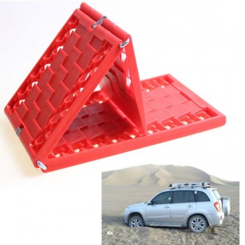 CHIZIYO 2pcs Automobile Escaper Car Foldable Anti-skid Plat Mud Snow Chains For Wheels Tires Roadway Safety Accessories