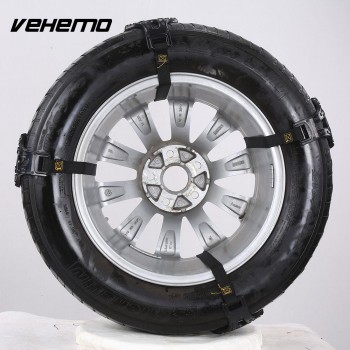 Vehemo with Wrench TPU Alloy Strap Car Truck Snow Chain Tie Non Slip Mud Chain Belt Outdoor Tire Chain Tire Tyre