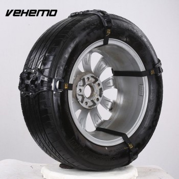 Vehemo with Wrench TPU Alloy Strap Car Truck Snow Chain Tie Non Slip Mud Chain Belt Outdoor Tire Chain Tire Tyre