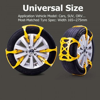Thicken General Automobile Tire Chain TPU Snow Chain Universal Car Suit For off-road SUV Safety Anti-slip Mud Snow Chain