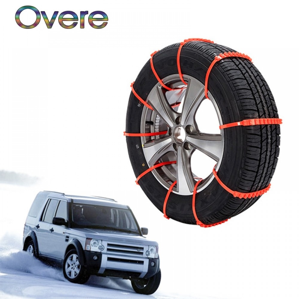 Overe Car Mini Plastic Winter Tyres wheels Snow Chains For Renault Megane 3 Duster Captur Chevrolet Cruze Aveo Captiva Lacetti