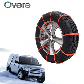 Overe Car Mini Plastic Winter Tyres wheels Snow Chains For Renault Megane 3 Duster Captur Chevrolet Cruze Aveo Captiva Lacetti