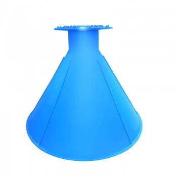 1PC Car Windshield Snow Shoveling Brush Fuel Funnel Automobile Glass Snow Remover Cone Ice Scraper Remover Deicing Tool
