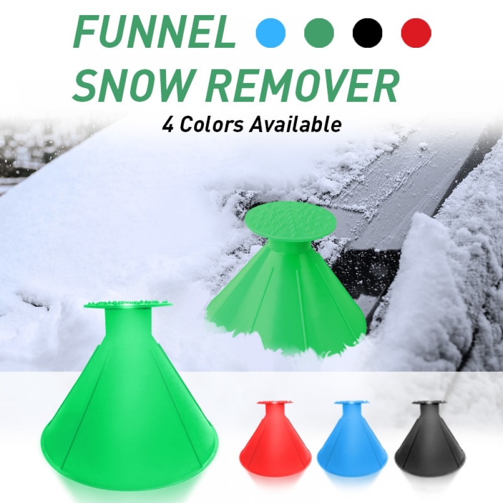 Ice Scraper Useful Car Windshield Snow Removal Magic Outdoor Ice Shovel Cone Shaped Funnel Snow Remover Tool Scrape Car Tool