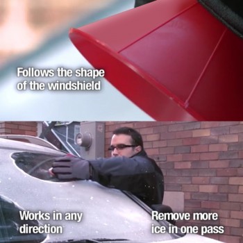 Ice Scraper Useful Car Windshield Snow Removal Magic Outdoor Ice Shovel Cone Shaped Funnel Snow Remover Tool Scrape Car Tool