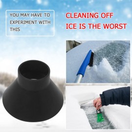 1pcs Magic Car Magic Ice Scraper Window Vehicle Windshield Funnel Snow Remover Deicer Cone Deicing Tool For Drop shipping