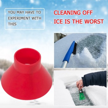1pcs Magic Car Magic Ice Scraper Window Vehicle Windshield Funnel Snow Remover Deicer Cone Deicing Tool For Drop shipping