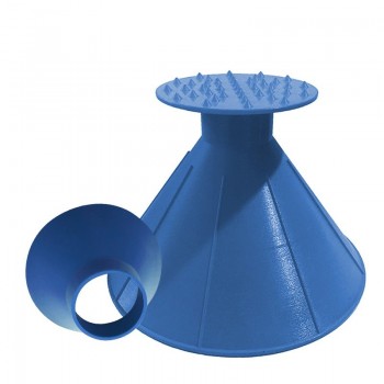 Car Magic Window Windshield Car Ice Scraper Shaped Funnel Snow Remover Deicer Cone Deicing Outdoor Windows Glass Cleaning Tool