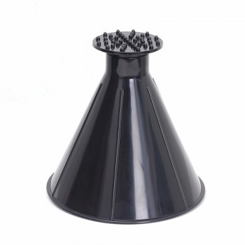 Car Magic Windshield Ice Scraper 2 in 1 Auto Window Cone Shaped Funnel Snow Remover Deicer Cone Deicing Tool Scraping ONE Round
