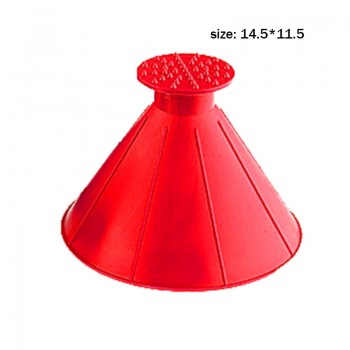 Ice Scraper for Car Remover Windshield Shovel Plastic Ice Scraper Outdoor Snow Tool Funnel