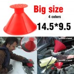 Removable Magic Shovel Cone Shaped Ice Scraper Car Outdoor Winter Window Windshield Snow Ice Shovel Removal Car Ice Scraper Tool