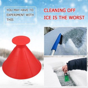 VODOOL Outdoor Winter Car Ice Scraper Remover Magic Shovel Cone Shaped Window Windshield Funnel Snow Ice Shovel Removal Car Tool
