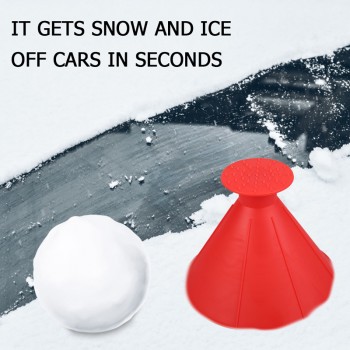 VODOOL Outdoor Winter Car Ice Scraper Remover Magic Shovel Cone Shaped Window Windshield Funnel Snow Ice Shovel Removal Car Tool