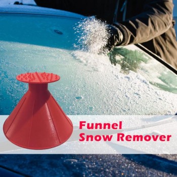 VODOOL Outdoor Winter Car Ice Scraper Remover Magic Shovel Cone Shaped Window Windshield Funnel Snow Ice Shovel Removal Car Tool