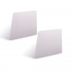 EHDIS 2pcs White Trapezoid Teflon Squeegee Vinyl Film Car Wrap Tool Window Tint Tool Ice Scraper Auto Car Window Cleaning Tool