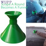 WUPP Scrape A Round Magic Cone-Shaped Windshield Ice Scraper Snow Becomes A Funnel Shovel Tool Nov24 Drop Ship