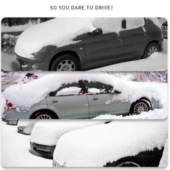 VODOOL 3 in 1 Car Ice Scrape Snow Shovel Toolr Windshield Vehicle Snow Ice Scraper Shovel Removal Brush Windscreen Clean Tool