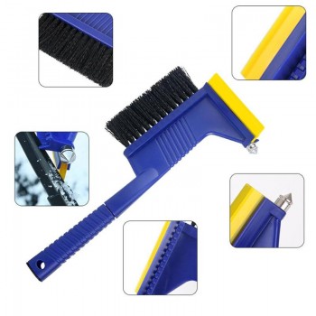 VODOOL 3 in 1 Car Ice Scrape Snow Shovel Toolr Windshield Vehicle Snow Ice Scraper Shovel Removal Brush Windscreen Clean Tool