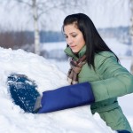 1PC Car Ice Scraper Window Car Accessories Winter Gloves Snow Shover Tool Warm Clean Ice Cleaner Removal Gloves Cars Ice Scraper
