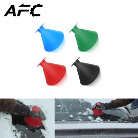 Big Size Ice Scraper Magic Outdoor Ice Shovel Cone Shaped Funnel Snow Remover Tool Useful Car Windshield Snow Removal Scraper