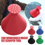 ABS Car Windshield Magic Ice Scraper Tool Snow Cone Shaped Funnel Remover Winter Outdoor Car Tool