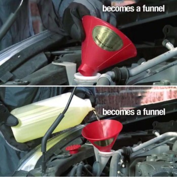 Car Cone Shaped Funnel Deicing Snow Tool Scrape for Volkswagen BMW E46 E39 Mini Cooper Audi A4 B6 B8 A5 Ford Fiesta Kuga