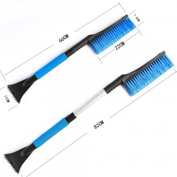 Auto Care Car Snow Brush with Foam Grip with Ice Scraper Extendable 33 Telescoping Tools for any vehicle Winter Window Cleaning