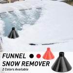 Scraper Magic Outdoor Ice Shovel Cone Shaped Funnel Snow Remover Tool Car Windshield Snow Removal Scraper Car Tool ijskrabber