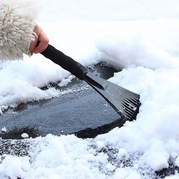 3 Colors Car Snow Ice Scraper Window Snowbrush Shovel Removal Brush Car Windscreen Clean Tools 9449