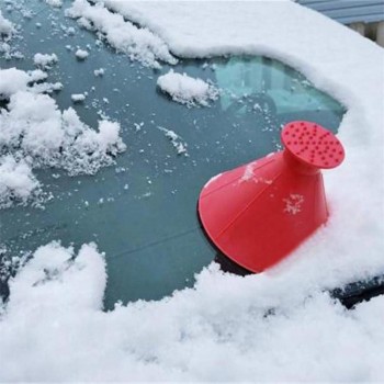 Hot! Winter Ice Scraper Car Window Windshield Snow Removal Magic Ice Shovel Cone Shaped Funnel Snow Remover Tool Scrape Dropship
