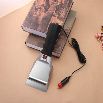 12V Electric Heated Car Ice Scraper Automobiles Cigarette Lighter Snow Removal Shovel Auto Windshield Glass Defrost Tools