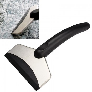 FORAUTO Car snow shovel Cleaning Tools Black Mini Emergency Scraper Plastic + Stainless Steel Car Accessories Snow Ice Removal