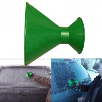 2018 Multi - Functional Car Windshield Ice Scraper Tool Cone Shaped Outdoor Round Funnel Snow Remover Dropship