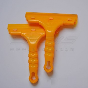 1Pcs ABS Hard Rubber Squeegee Tool with Handle and Rubber Edge for Car Wrapping Vinyl Tool A11