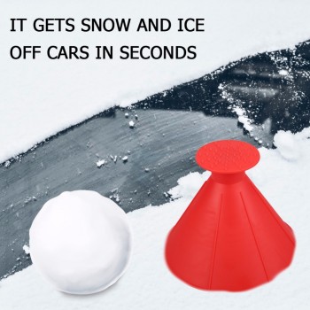 Magic windshield wiper glass scraper ice cone funnel snow removal tool Winter Car Tool Snow Remover scraper for car