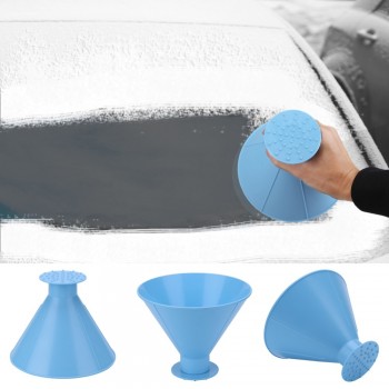 Magic windshield wiper glass scraper ice cone funnel snow removal tool Winter Car Tool Snow Remover scraper for car