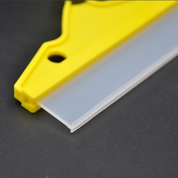 New Car Cleaner Squeegee Wiper Plate Silicone Blade Soap With Embowed Handle Windshield Washing Brush Window Cleaning Tool