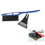 1pc 2 in 1 Ice Scraper Snow Shovel Brush for Auto Car Windshield Front Hood With Handle Ice Remove Clean Tool for Winter