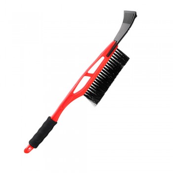 1pc 2 in 1 Ice Scraper Snow Shovel Brush for Auto Car Windshield Front Hood With Handle Ice Remove Clean Tool for Winter