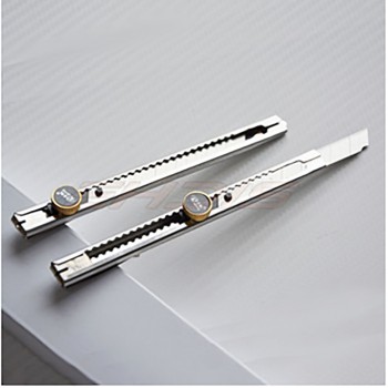 EHDIS 2pcs 9mm Vinyl Art Knife Paper Cutter Car Sticker Film Cutting Tool Home Office School DIY Foil Metal Knives Scraper tool