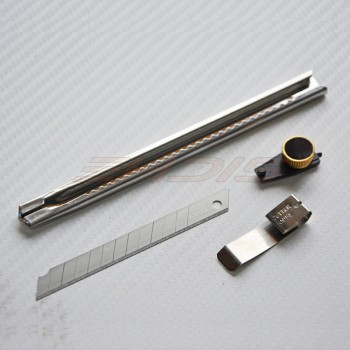 EHDIS 2pcs 9mm Vinyl Art Knife Paper Cutter Car Sticker Film Cutting Tool Home Office School DIY Foil Metal Knives Scraper tool
