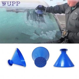 WUPP Scrape A Round Magic Cone-Shaped Windshield Ice Scraper Snow Shovel Tool Nov24 Drop Ship