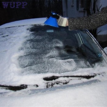 WUPP Scrape A Round Magic Cone-Shaped Windshield Ice Scraper Snow Shovel Tool Nov24 Drop Ship