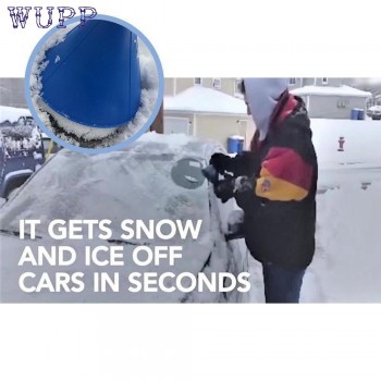 WUPP Scrape A Round Magic Cone-Shaped Windshield Ice Scraper Snow Shovel Tool Nov24 Drop Ship