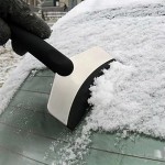 Car Stainless Steel Snow Shovel Winter Outdoor Metal Snow Removal Care Tool  Universal Windshield Clean Tool Car Accessories